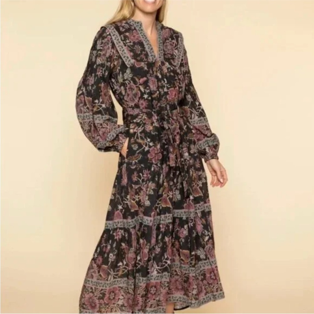 Sea New York Printed Tiered Maxi Dress
